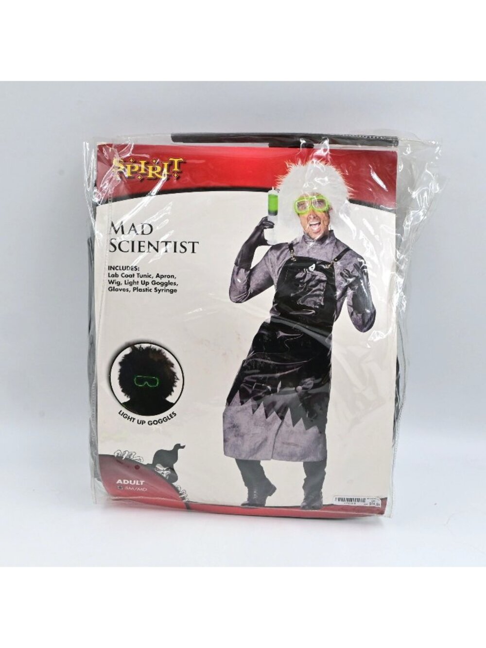 Spirit Mad Scientist Costume Adult Size Small/Medium